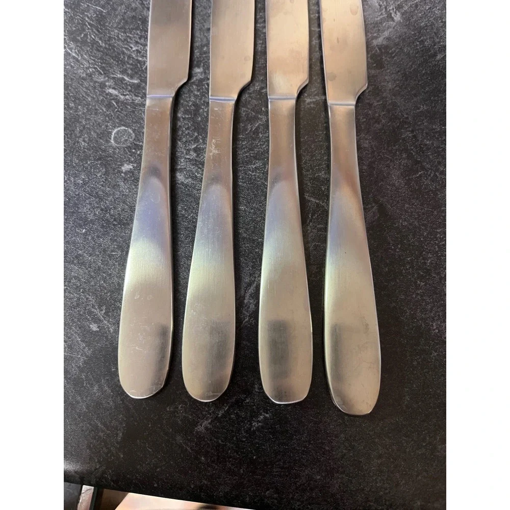 Oneida Stainless Steel Serrated Butter‎ Knives Set of 4